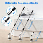 2026 New 7-in-1 Multifunctional Electric Spin Scrubber, Telescopic Long Handle Cleaning Brush for Bathroom, Kitchen, Floor, Tile & Household Cleaning