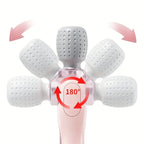 180° foldable massager, portable handheld massage stick, USB charging, 5 speed settings, rotating relaxation massage, whole-body vibration massage, for neck, back, legs, and waist, an ideal holiday gift, Christmas gift